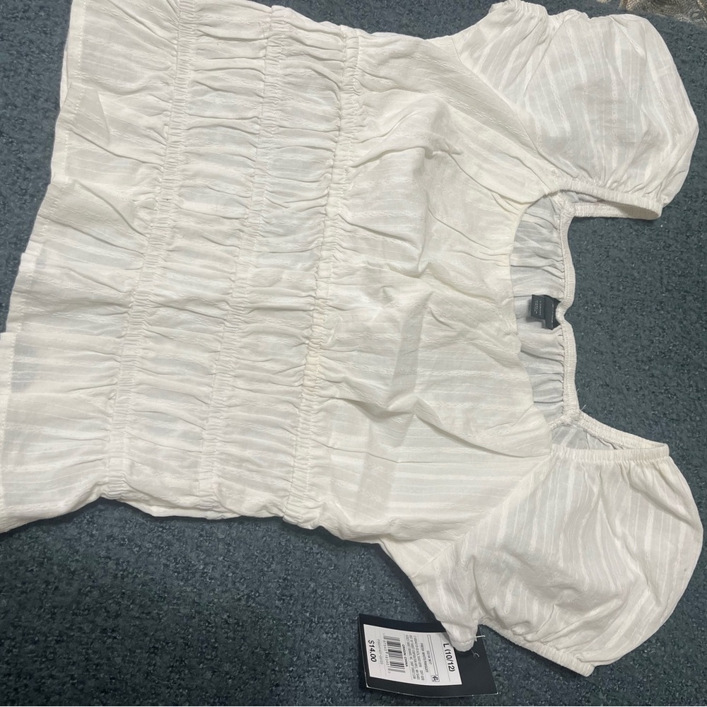 Art Class White Blouse for Kids